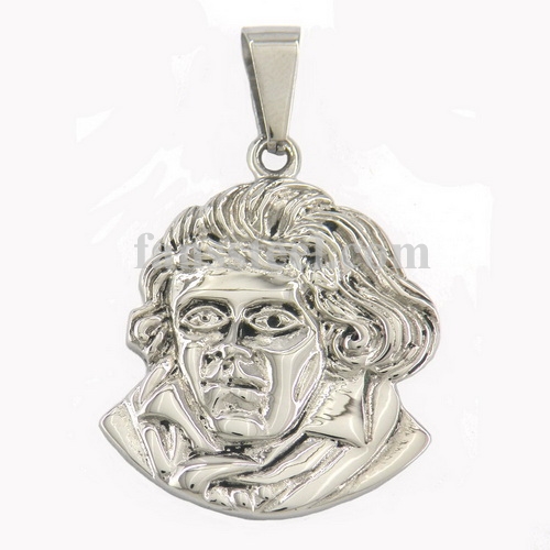 FSP16W87 Musician Beethoven head pendant - Click Image to Close